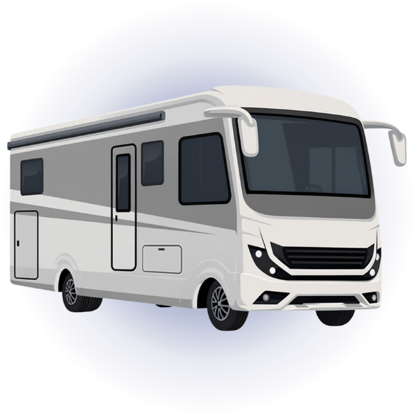 3D Icon of a Motorhome