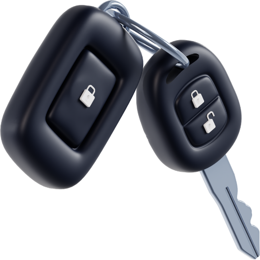 3D Icon of Car Keys